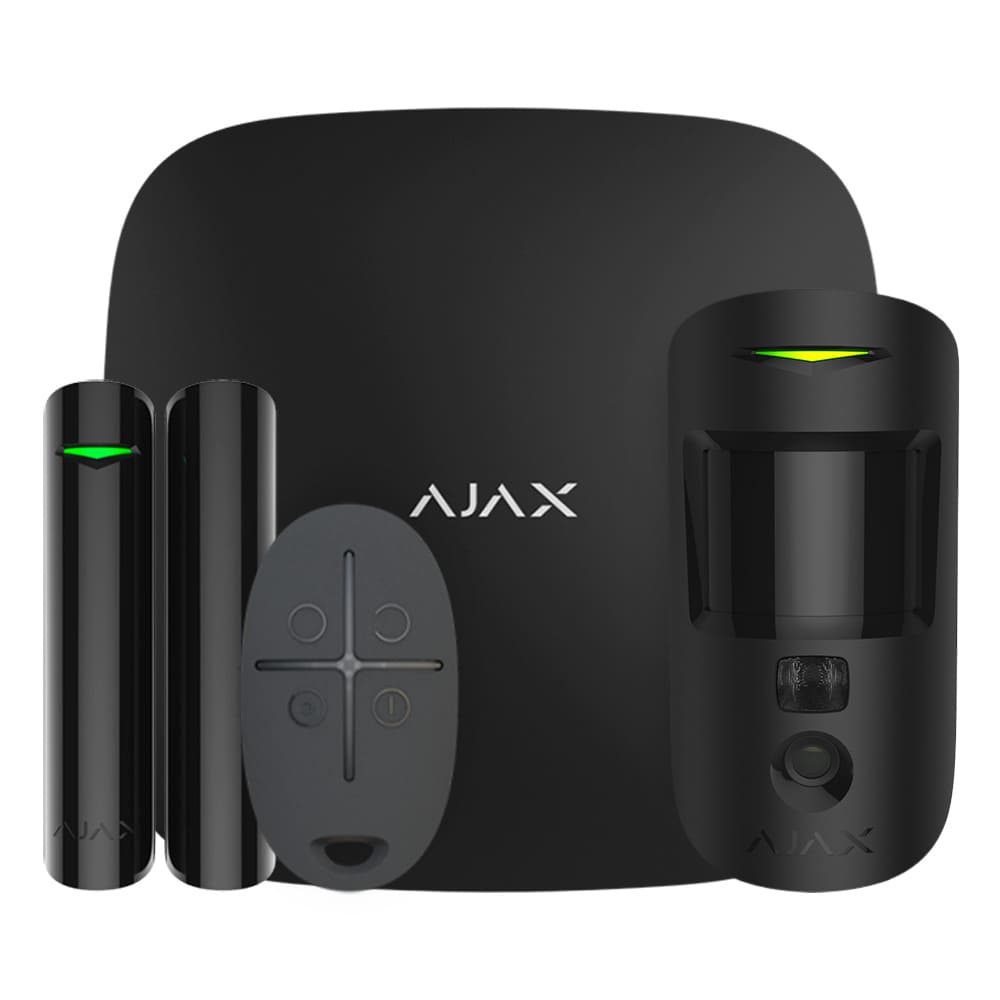 Ajax StarterKit Cam (black) комплект охранной сигнализации