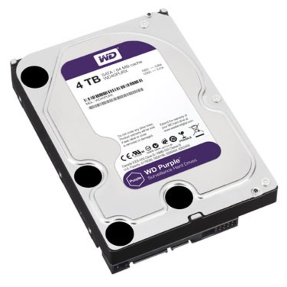 HDD 4 Tb Western Digital Purple WD40PURXSATA 6Gb/s 64 Mb 3.5"