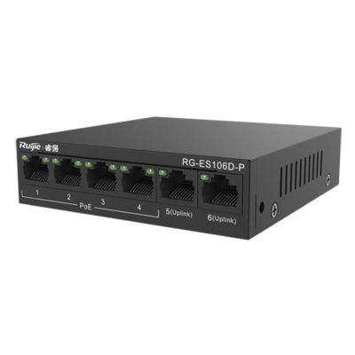 Ruijie | Reyee RG-ES106D-P V2 PoE Коммутатор
