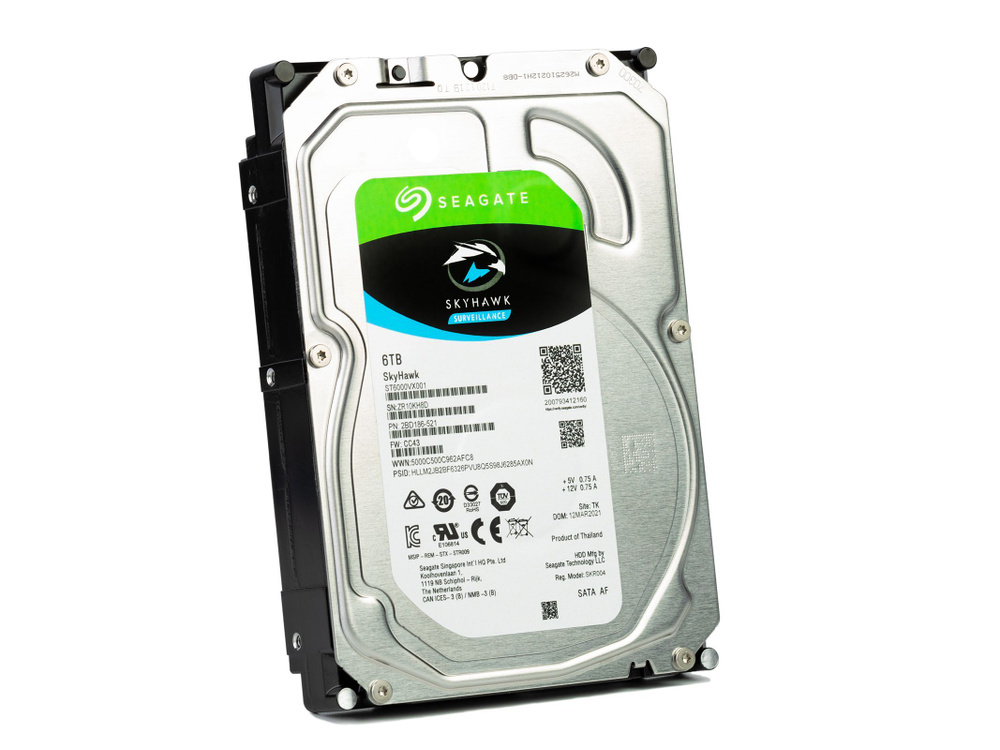 Жесткий диск SEAGATE HDD SkyHawk Surveillance (3.5''/1TB/SATA 6Gb/s/rpm 5400)